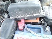 Замена воздушного фильтра Hyundai Tiburon/Coupe 96-01 гг., p/n 28113-23001
