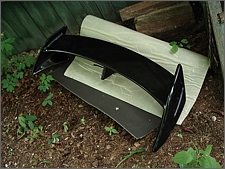Установка спойлера Shark Wing на Hyundai Tiburon/Coupe 96-99 гг.