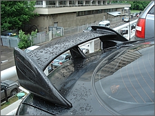 Установка спойлера Shark Wing на Hyundai Tiburon/Coupe 96-99 гг.